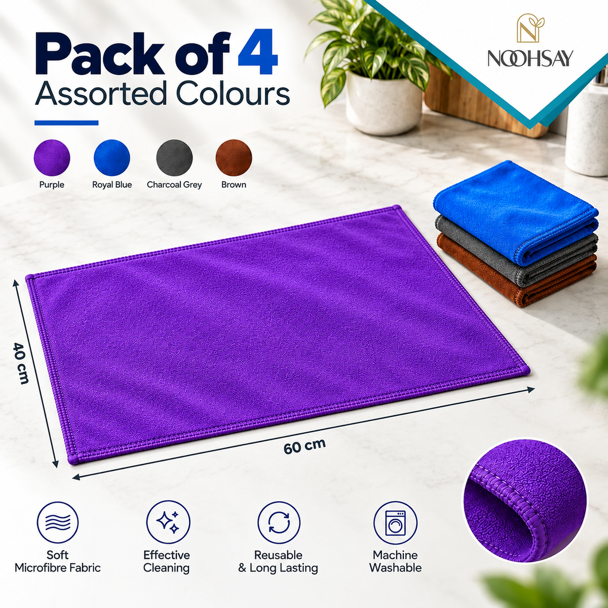 Multipurpose Microfibre Cleaning Towels