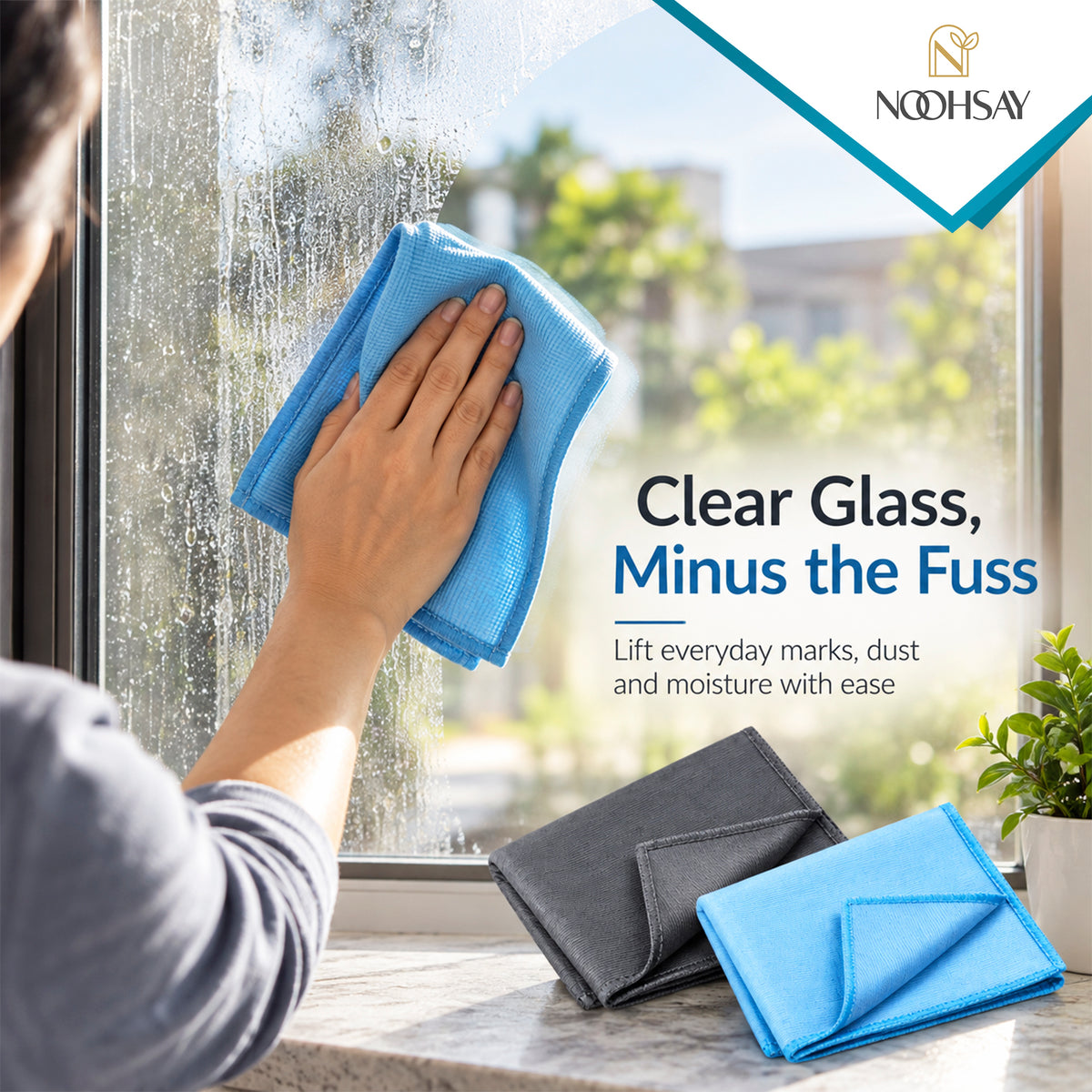 Microfibre Glass Cleaning Cloths