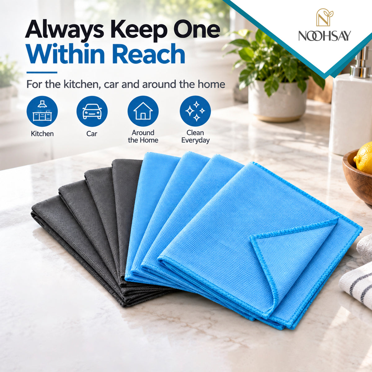 Microfibre Glass Cleaning Cloths