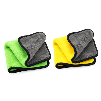 Dual-Sided Microfibre Car Cleaning Towel - 40 × 40 cm