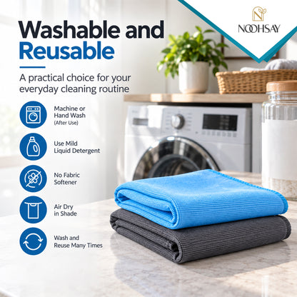 Microfibre Glass Cleaning Cloths