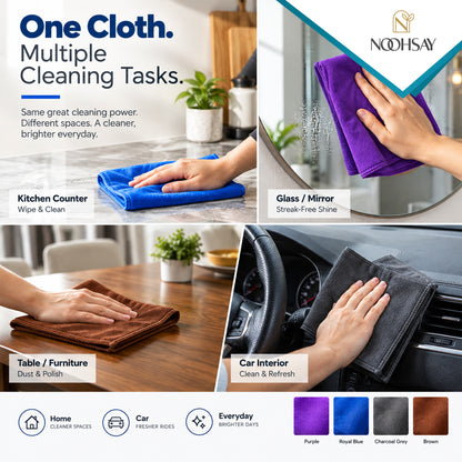 Multipurpose Microfibre Cleaning Towels