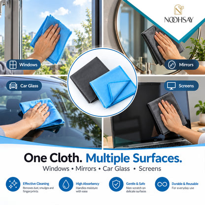 Microfibre Glass Cleaning Cloths