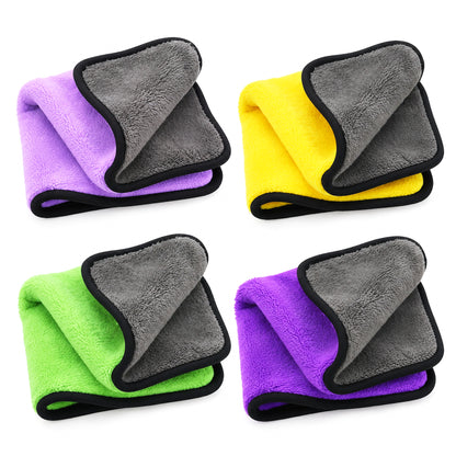 Dual-Sided Microfibre Car Cleaning Towel - 40 × 60 cm
