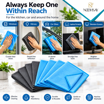 Microfibre Glass Cleaning Cloths