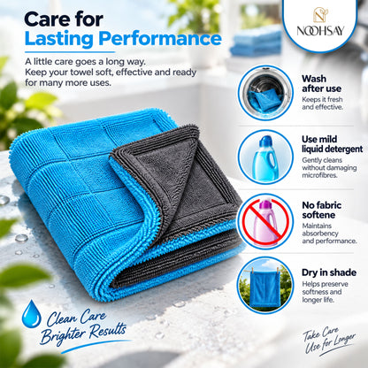 Twisted-Loop Car Drying Towel